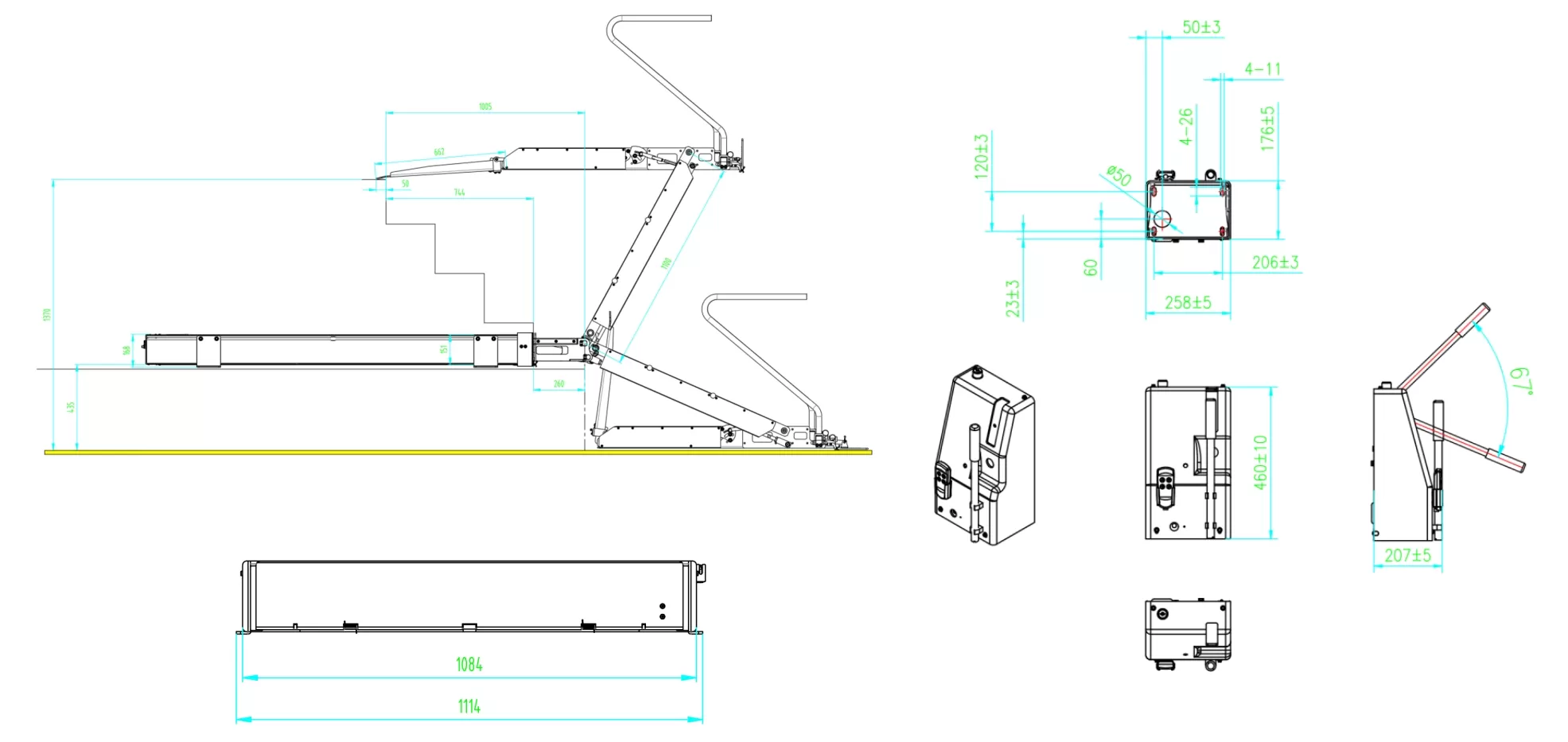 UVL-PA Wheelchair Lift (In Bus Step) UVL-PA Wheelchair Lift (In Bus Step)
